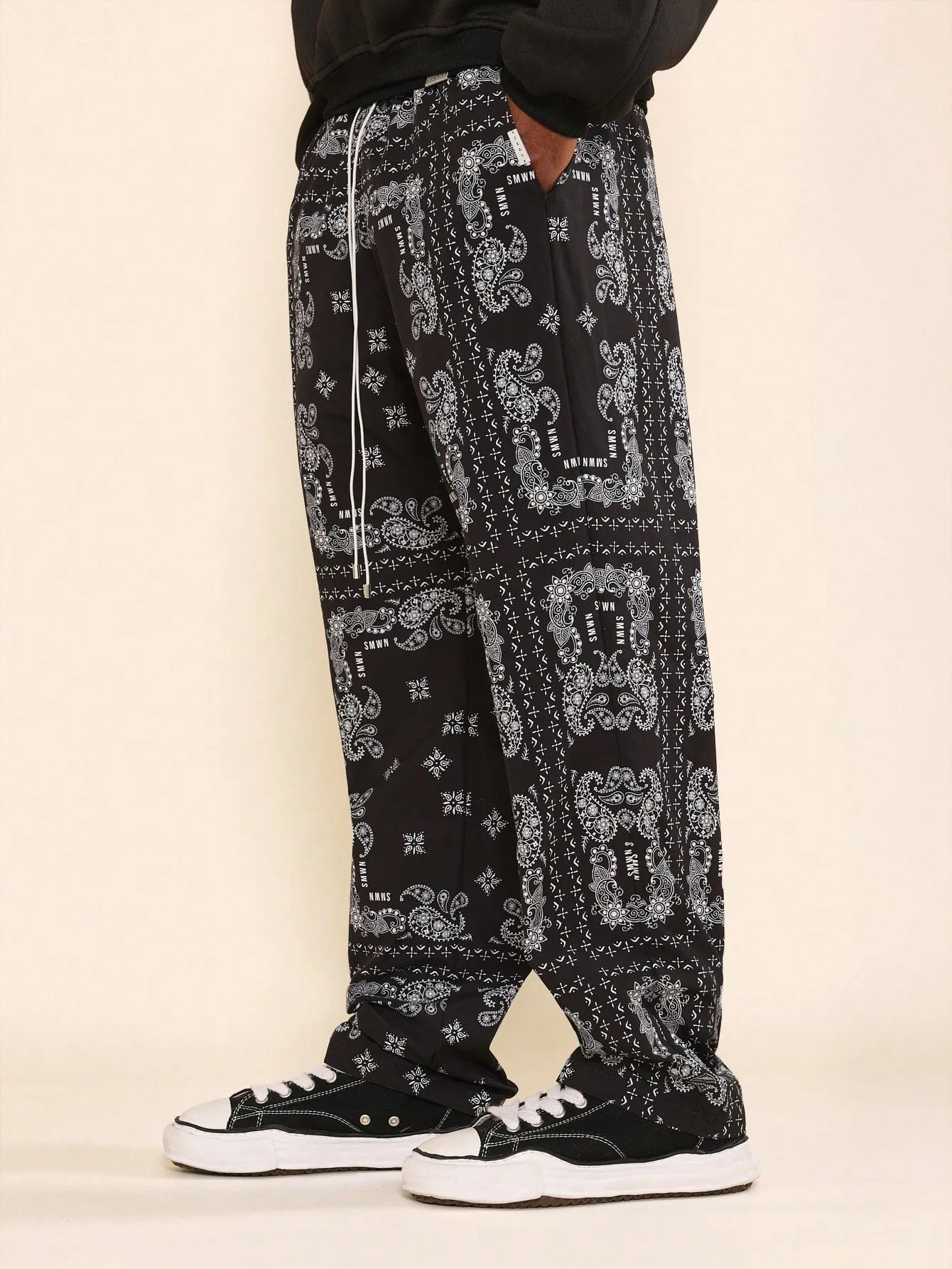 Straight Fit Paisley Pant