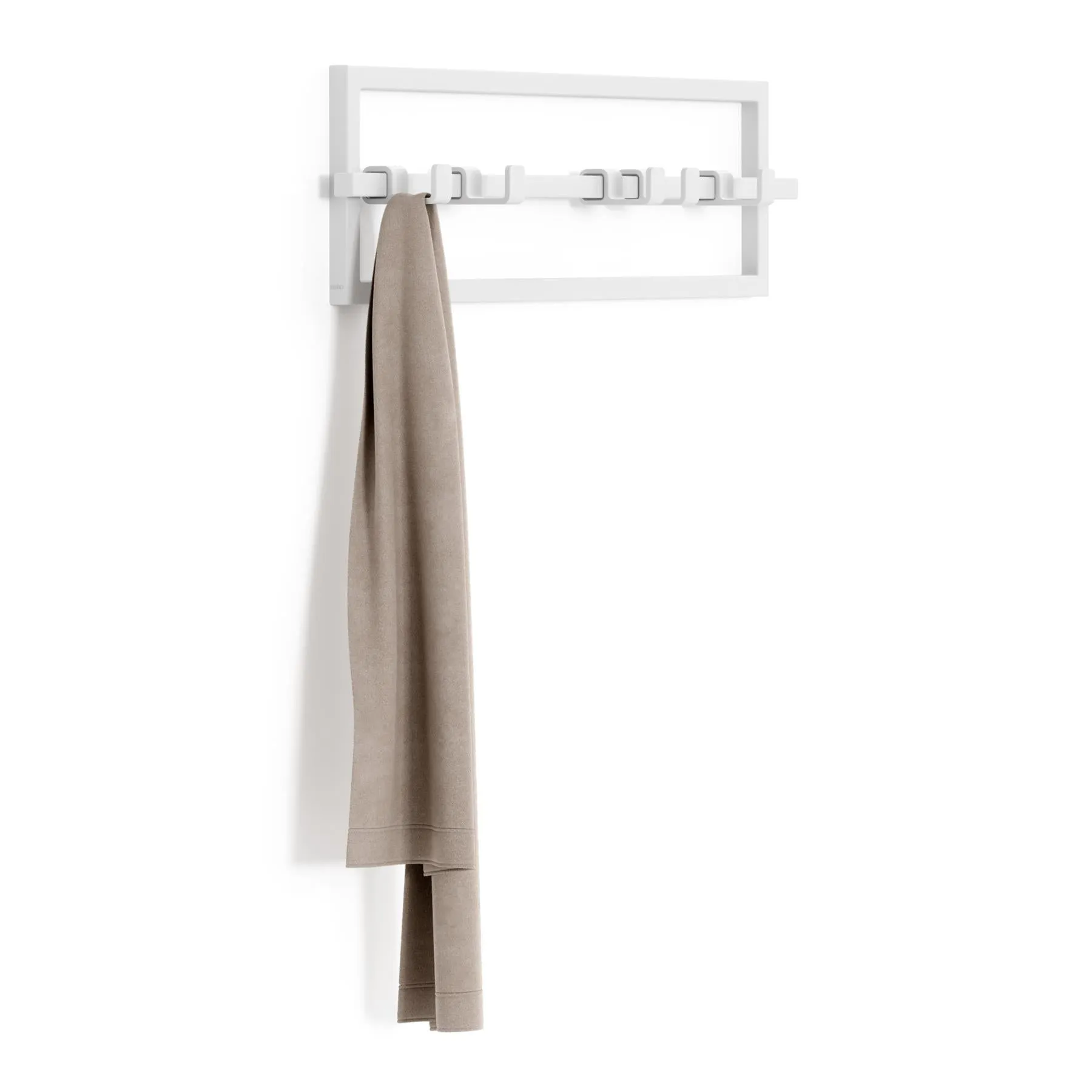 Umbra Cubiko 5 Hook Wall Mounted Coat Rack