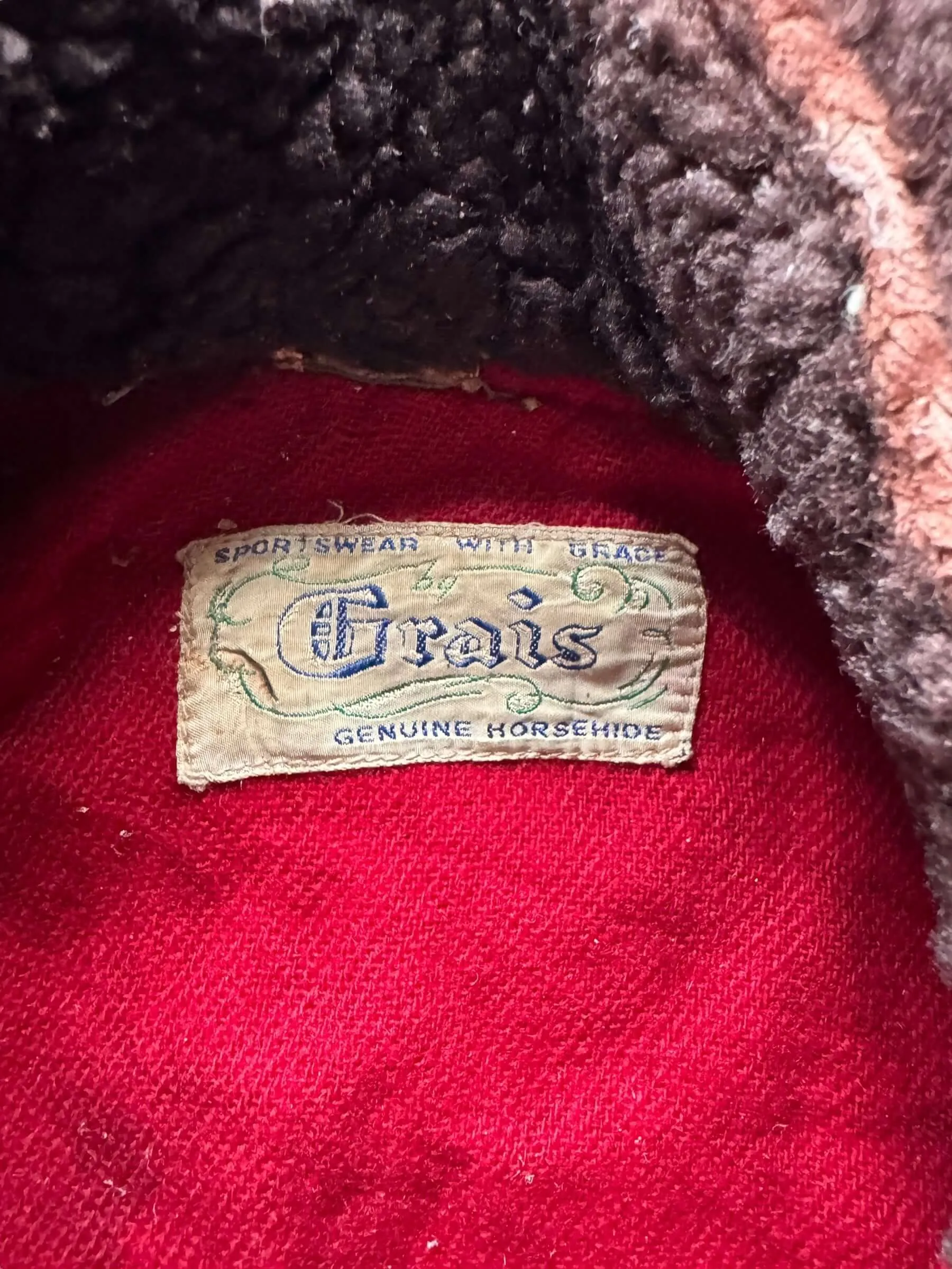 Vintage Grais Horsehide Jacket SZ L