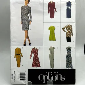 VOGUE Pattern, Misses' Dress, Tunic & Skirt (PVO2051)