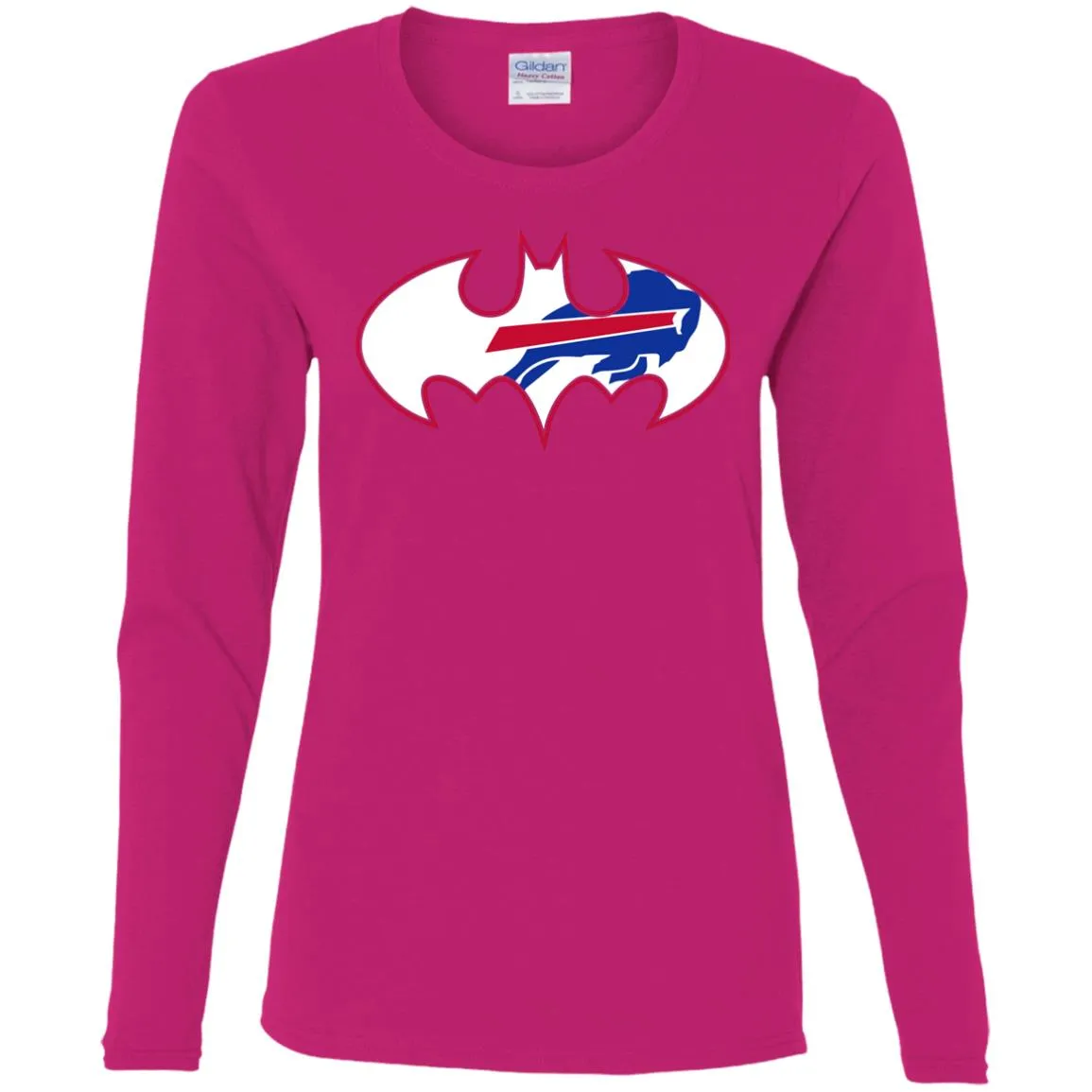 We Are The Buffalo Bills Batman Nfl Mashup Women Long Sleeve Shirt