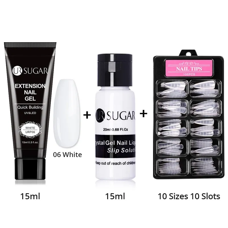Wenkouban  Acrylic Nail Gel Kit 15Ml Quick Building Set Nail Gel Polish For Nail Extensions Acrylic Gel Polish Nail Art