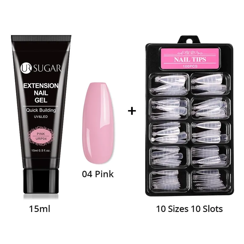 Wenkouban  Acrylic Nail Gel Kit 15Ml Quick Building Set Nail Gel Polish For Nail Extensions Acrylic Gel Polish Nail Art