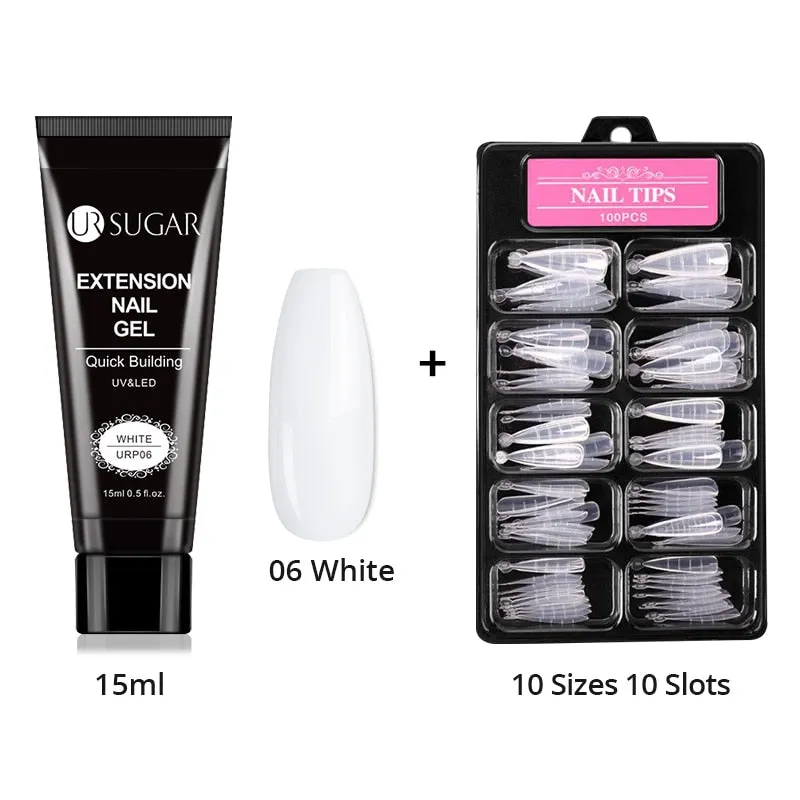 Wenkouban  Acrylic Nail Gel Kit 15Ml Quick Building Set Nail Gel Polish For Nail Extensions Acrylic Gel Polish Nail Art