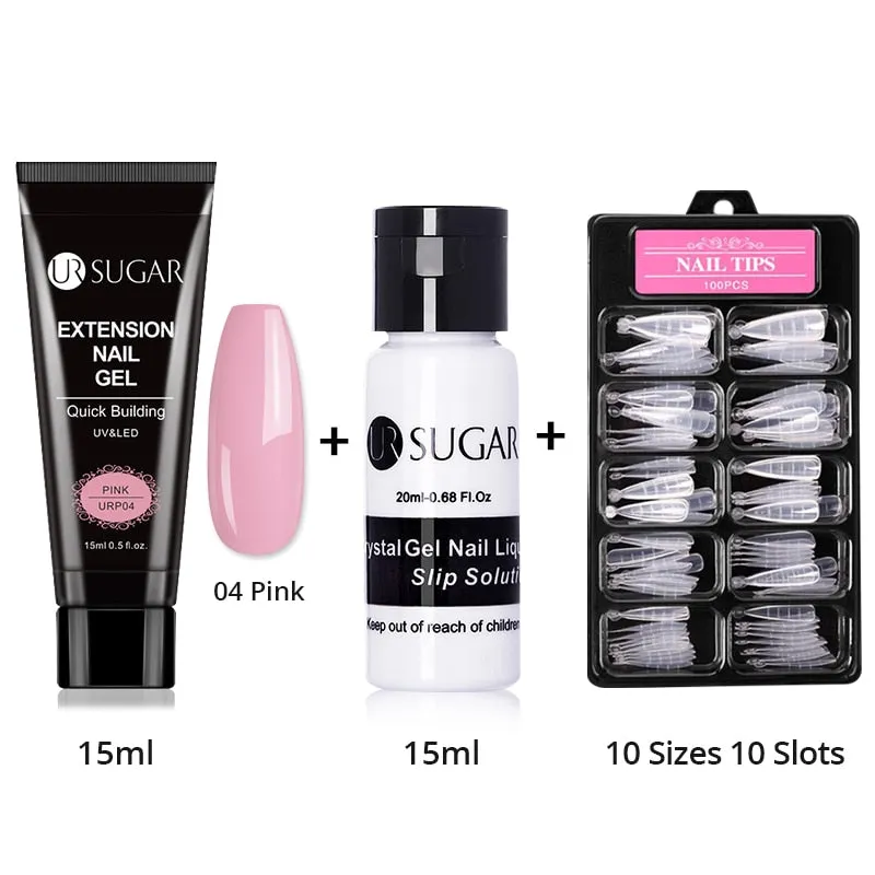 Wenkouban  Acrylic Nail Gel Kit 15Ml Quick Building Set Nail Gel Polish For Nail Extensions Acrylic Gel Polish Nail Art