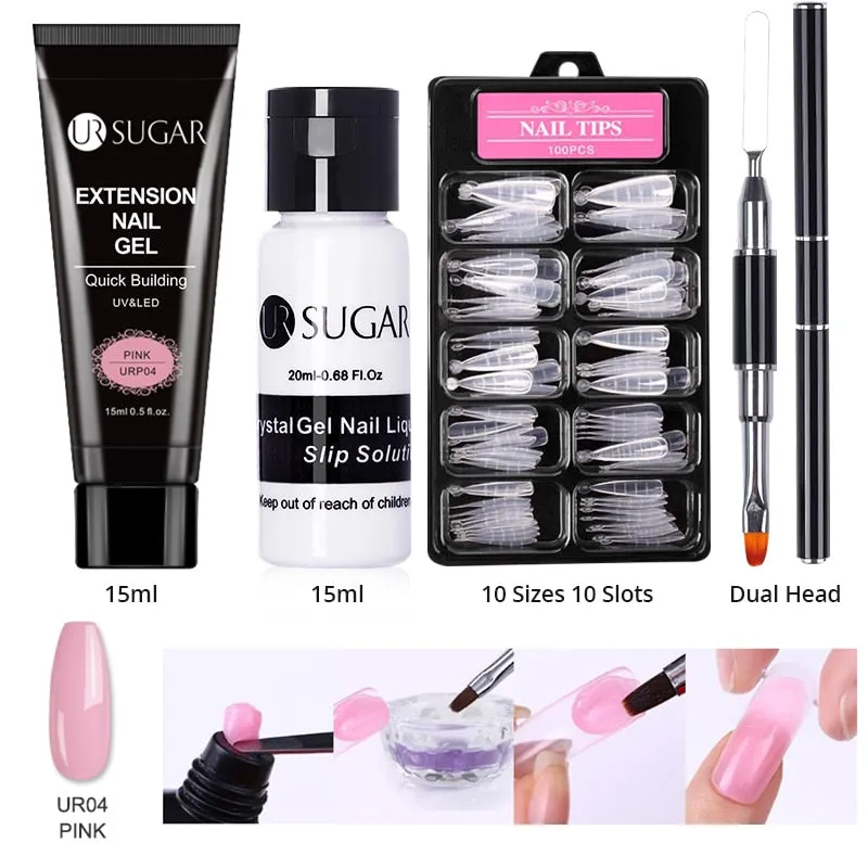 Wenkouban  Acrylic Nail Gel Kit 15Ml Quick Building Set Nail Gel Polish For Nail Extensions Acrylic Gel Polish Nail Art