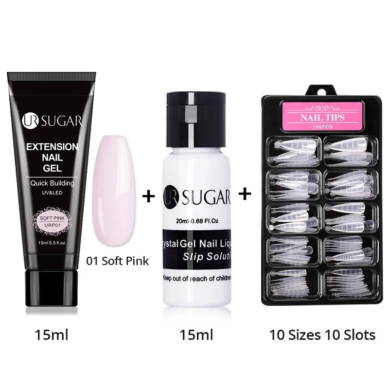 Wenkouban  Acrylic Nail Gel Kit 15Ml Quick Building Set Nail Gel Polish For Nail Extensions Acrylic Gel Polish Nail Art