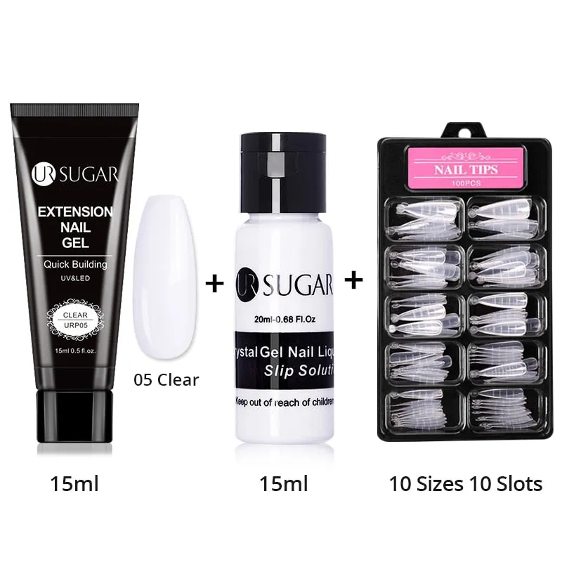 Wenkouban  Acrylic Nail Gel Kit 15Ml Quick Building Set Nail Gel Polish For Nail Extensions Acrylic Gel Polish Nail Art