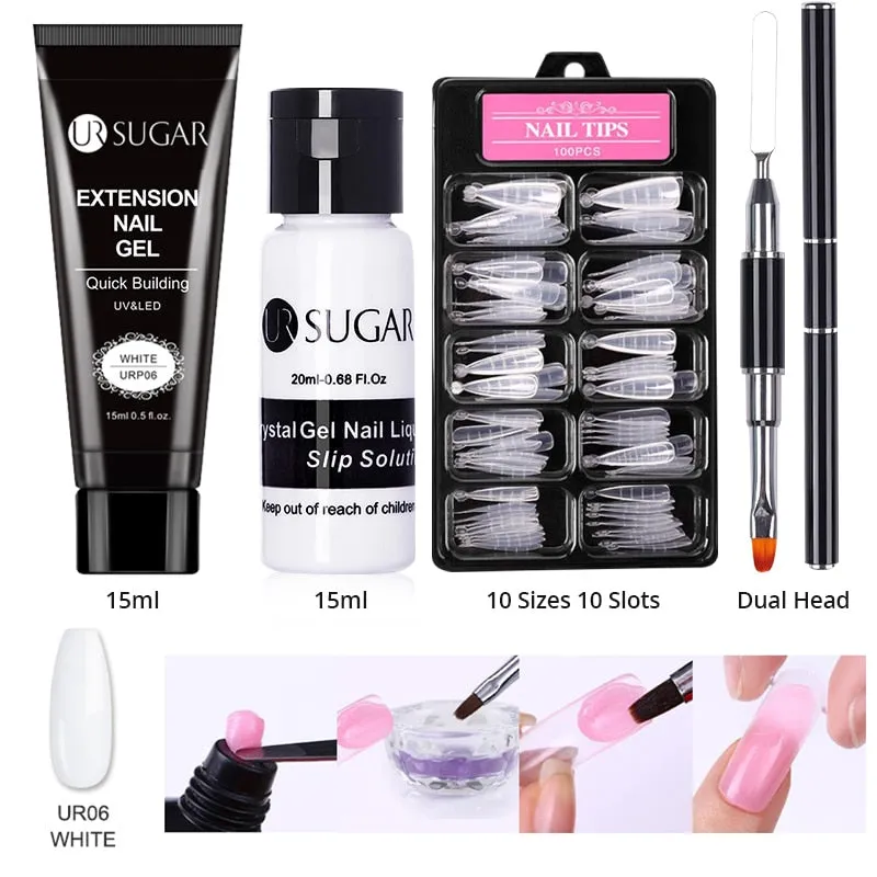 Wenkouban  Acrylic Nail Gel Kit 15Ml Quick Building Set Nail Gel Polish For Nail Extensions Acrylic Gel Polish Nail Art