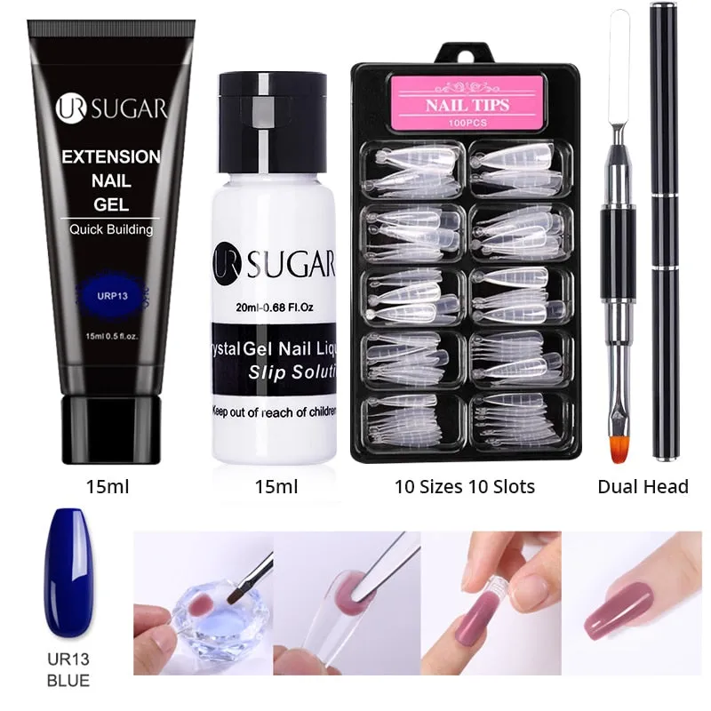 Wenkouban  Acrylic Nail Gel Kit 15Ml Quick Building Set Nail Gel Polish For Nail Extensions Acrylic Gel Polish Nail Art