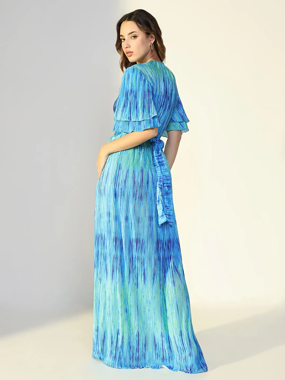 Women Blue Dyed Co Ords Set