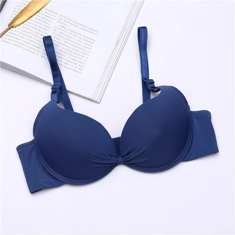 Women's Adjustable Wired Bra Padded Push Up Brasserie - B44