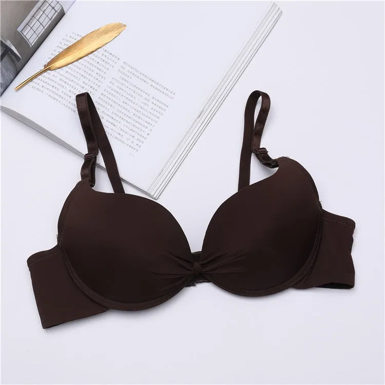 Women's Adjustable Wired Bra Padded Push Up Brasserie - B44