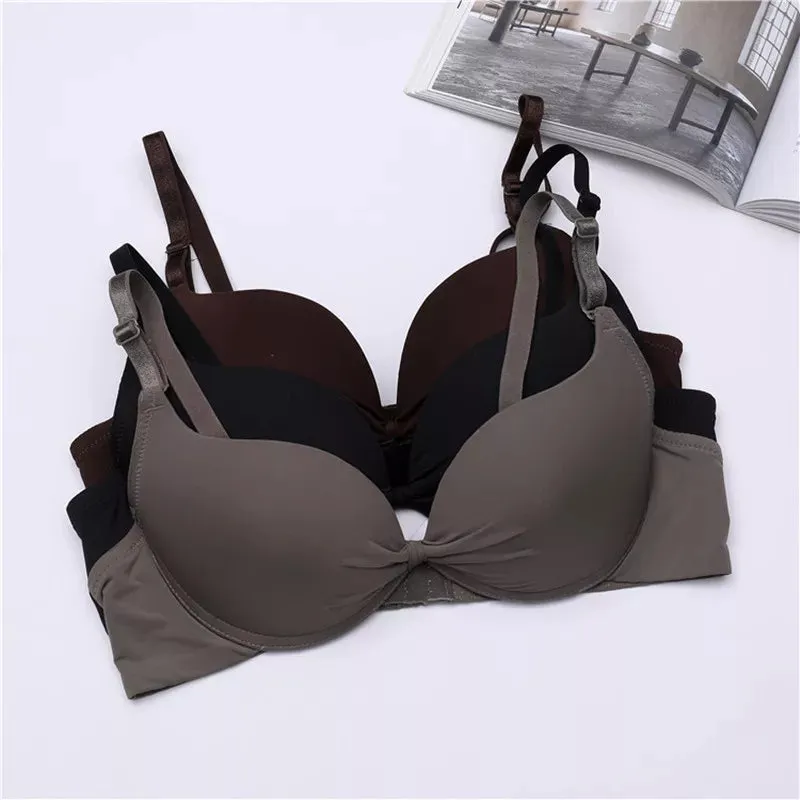 Women's Adjustable Wired Bra Padded Push Up Brasserie - B44