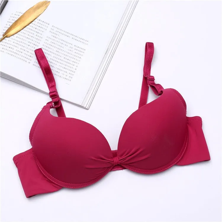 Women's Adjustable Wired Bra Padded Push Up Brasserie - B44