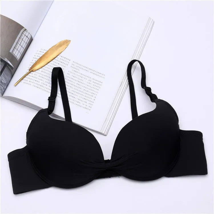 Women's Adjustable Wired Bra Padded Push Up Brasserie - B44