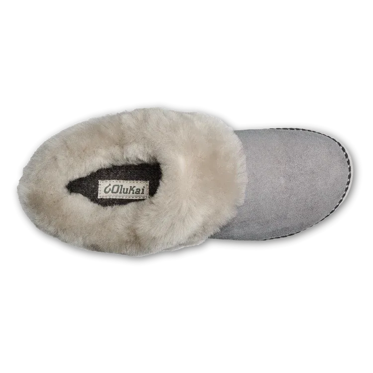 WOMEN'S OLUKAI KU'I SLIPPER | FOG / MIST GREY