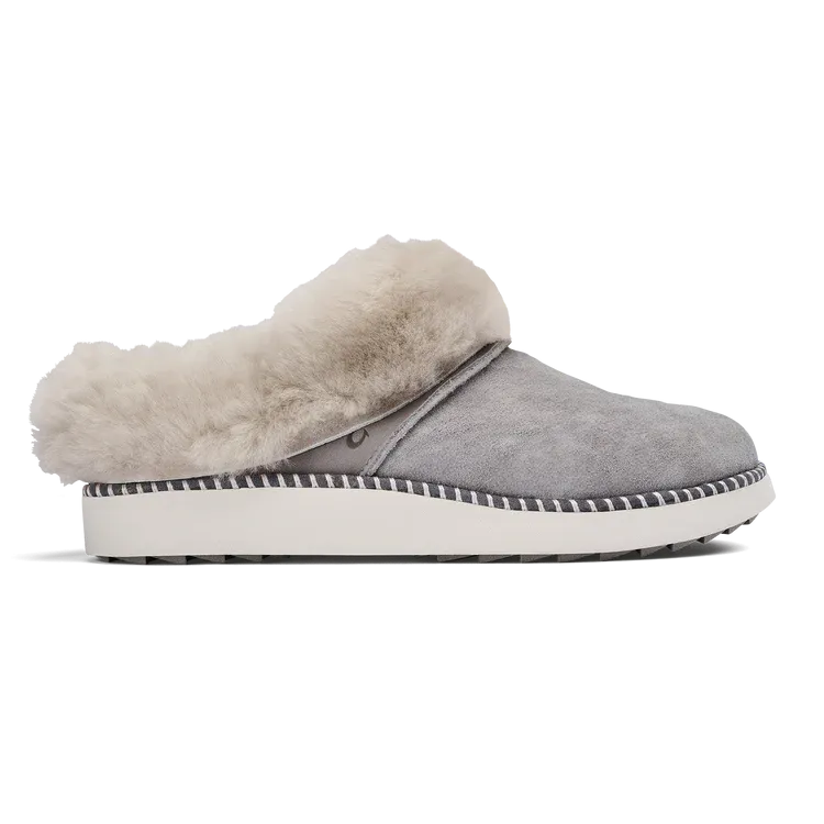 WOMEN'S OLUKAI KU'I SLIPPER | FOG / MIST GREY
