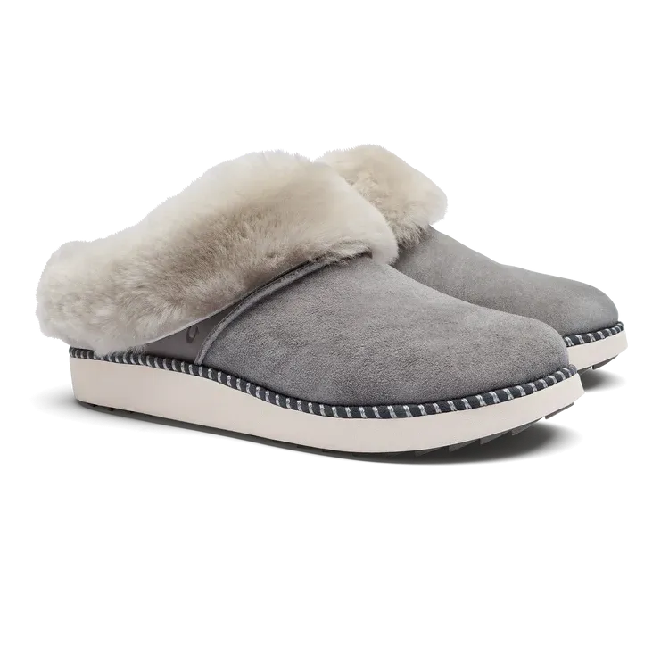 WOMEN'S OLUKAI KU'I SLIPPER | FOG / MIST GREY