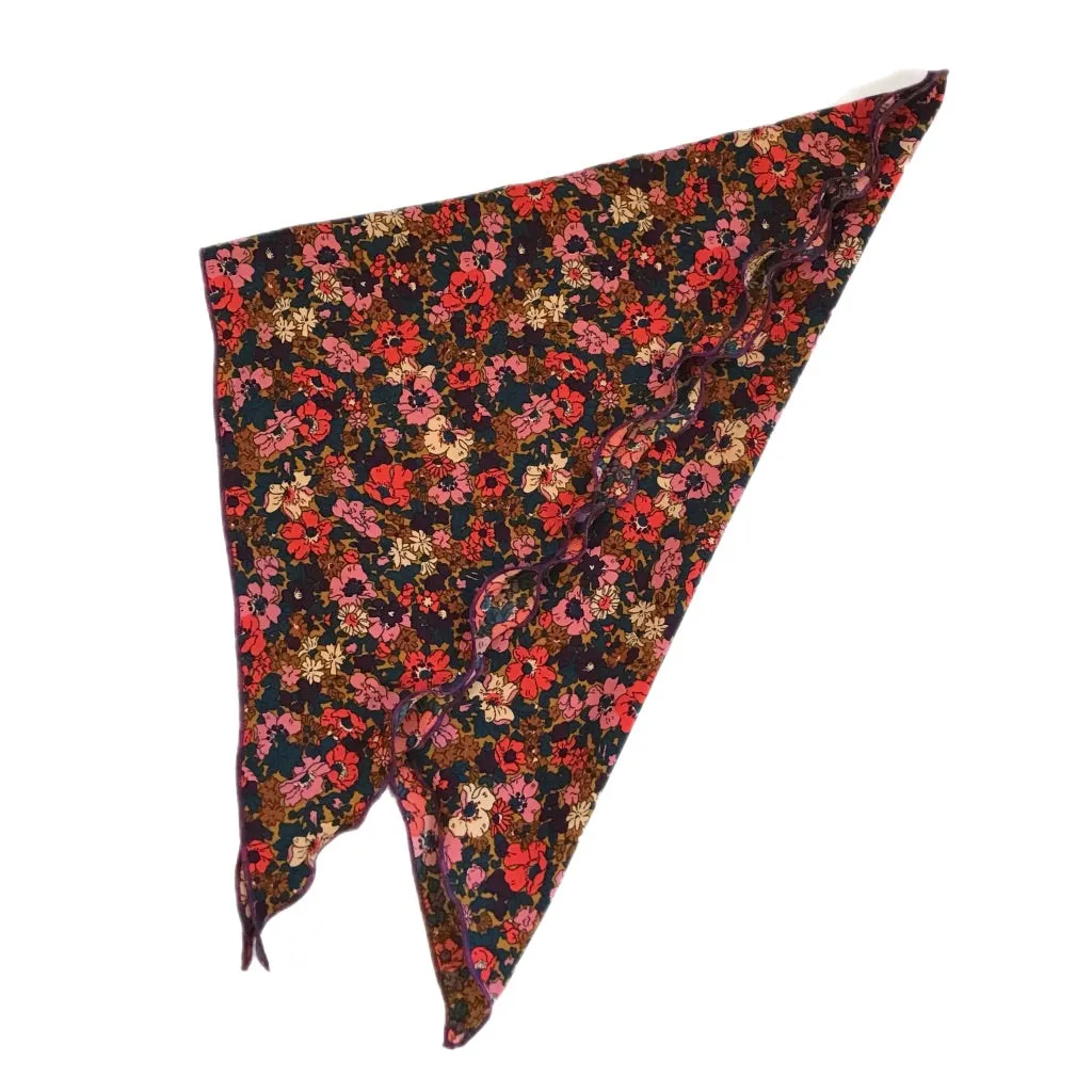 Women's Silky Floral Head Scarf - Shannon